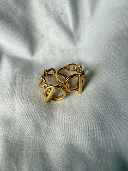 Twisted Gold Ring
