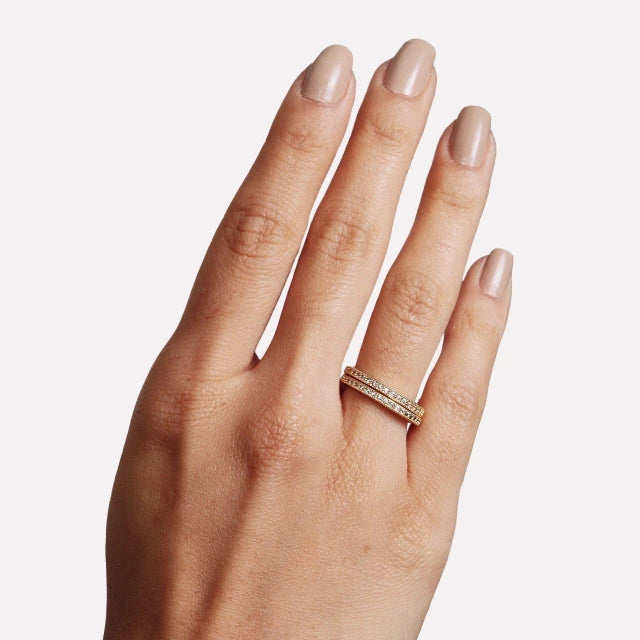 Delicate Paved Ring