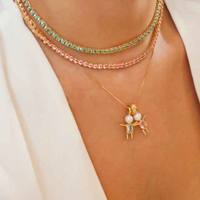 Mother of Pearl Daughter Necklace