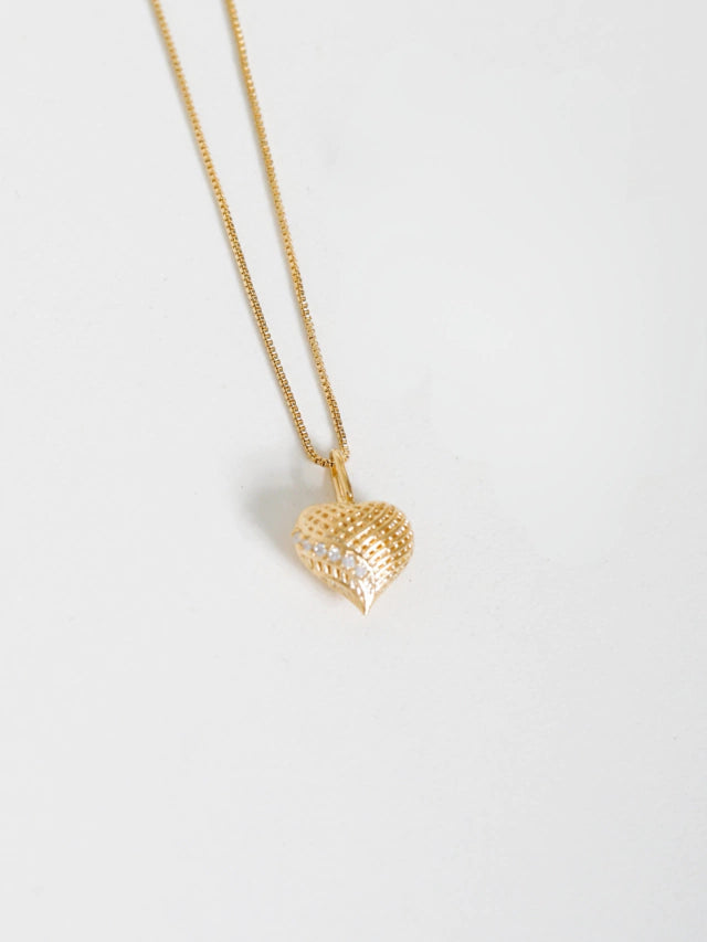Zirconia Heart Necklace